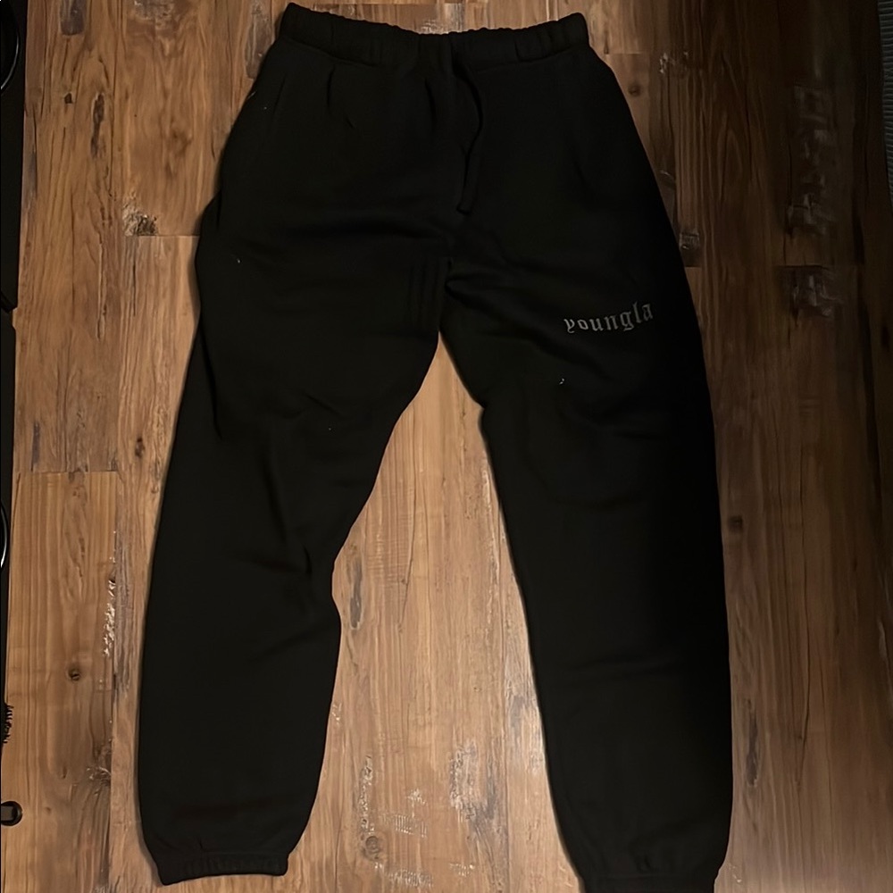 YoungLA Black Casual Pants